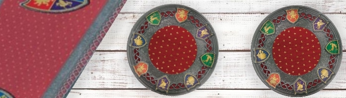 Medieval Thrones Party Supplies including Tablecovers, Cups, Plates, Napkins, Balloons, Decorations, Games and Ready Made Party Packs. Free and Next Day UK Delivery options available